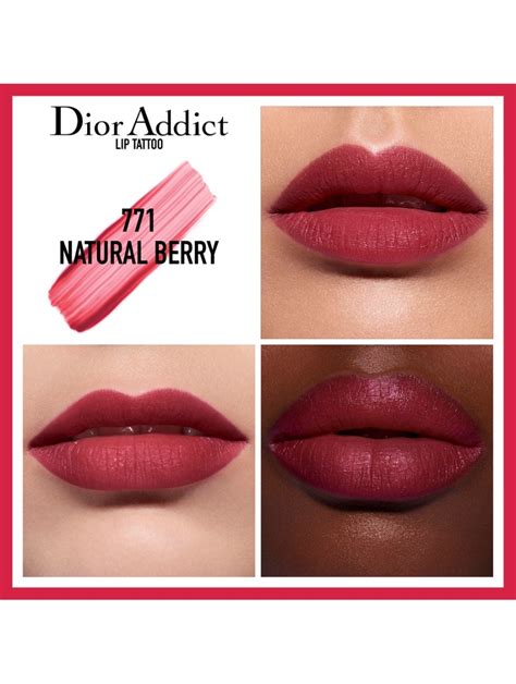 lip tattoo lipstick dior|dior lip tattoo natural berry.